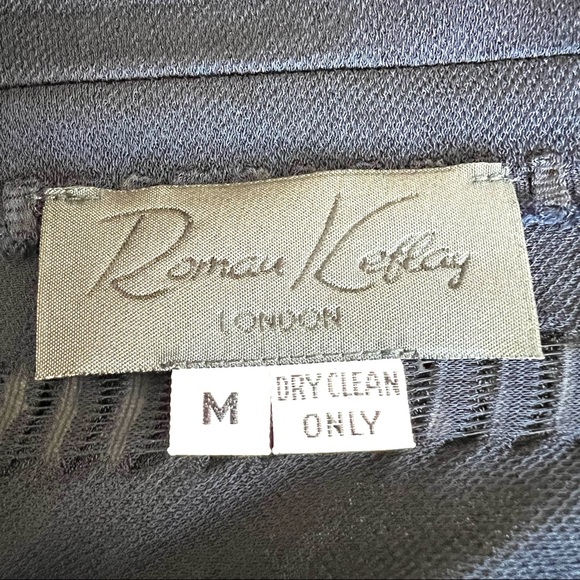 Vintage ROMAN KEFLAY Navy Blue Top - Picture 11 of 11